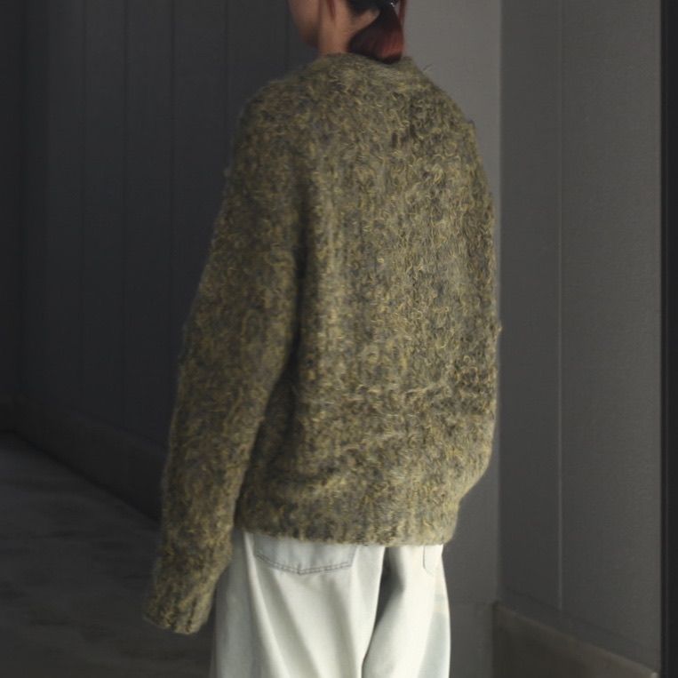 【残り一点】3Color Mix Mohair Cardigan