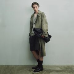 【残りわずか】Windproof Nylon Double Breasted Coat