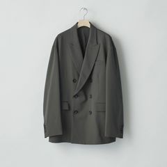 【残り一点】Oversized Double Breasted Jacket(2/90 WOOL GABARDINE)