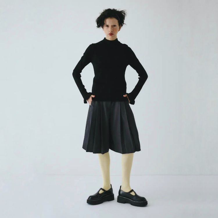 【残り一点】Bicolor Cuff Frill Tops