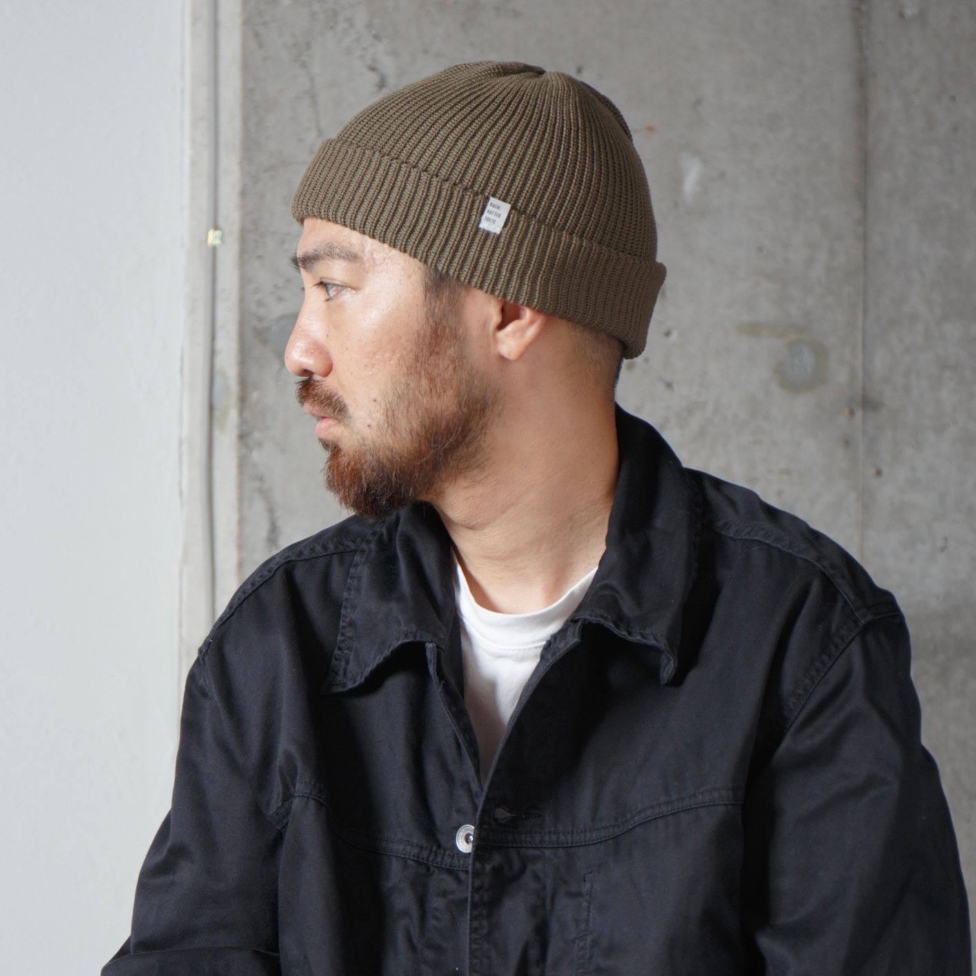 【残り一点】2way Basic Knit Beanie