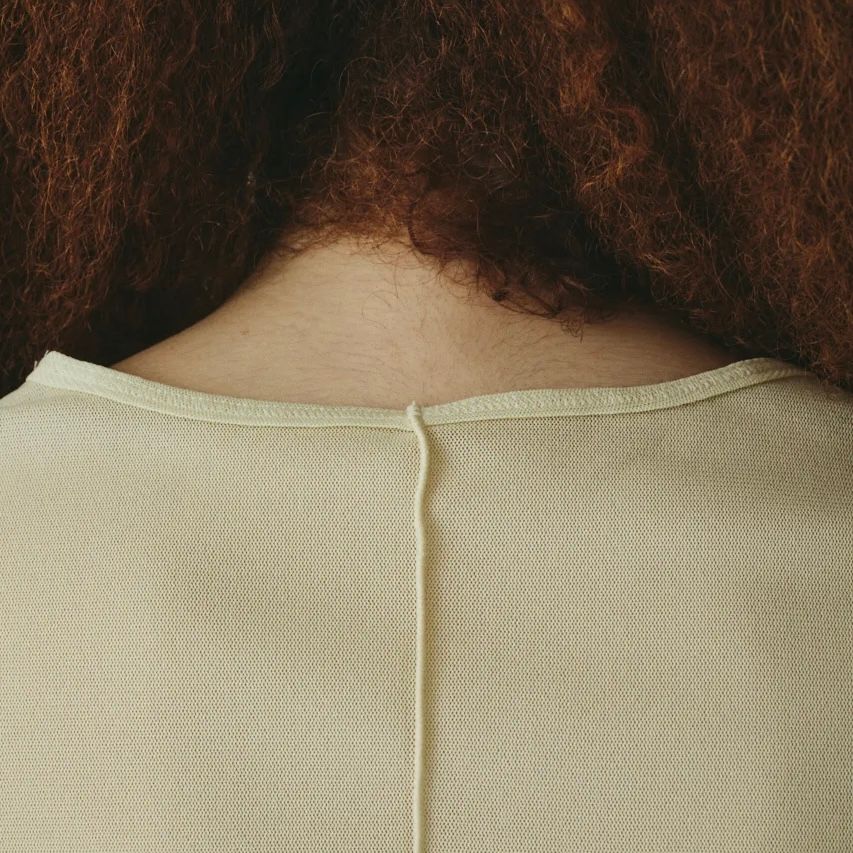 【残り一点】Crew Neck Mesh Inner Tops
