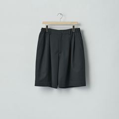 【残り一点】Wool Kersey Wide Easy Short Trousers