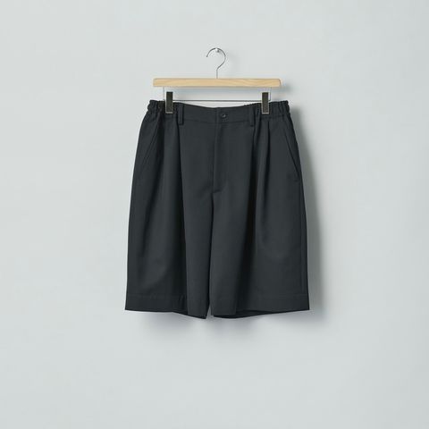 【残り一点】Wool Kersey Wide Easy Short Trousers