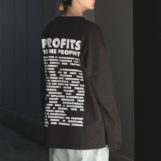 【残り一点】Prophet Coin L/S Tee