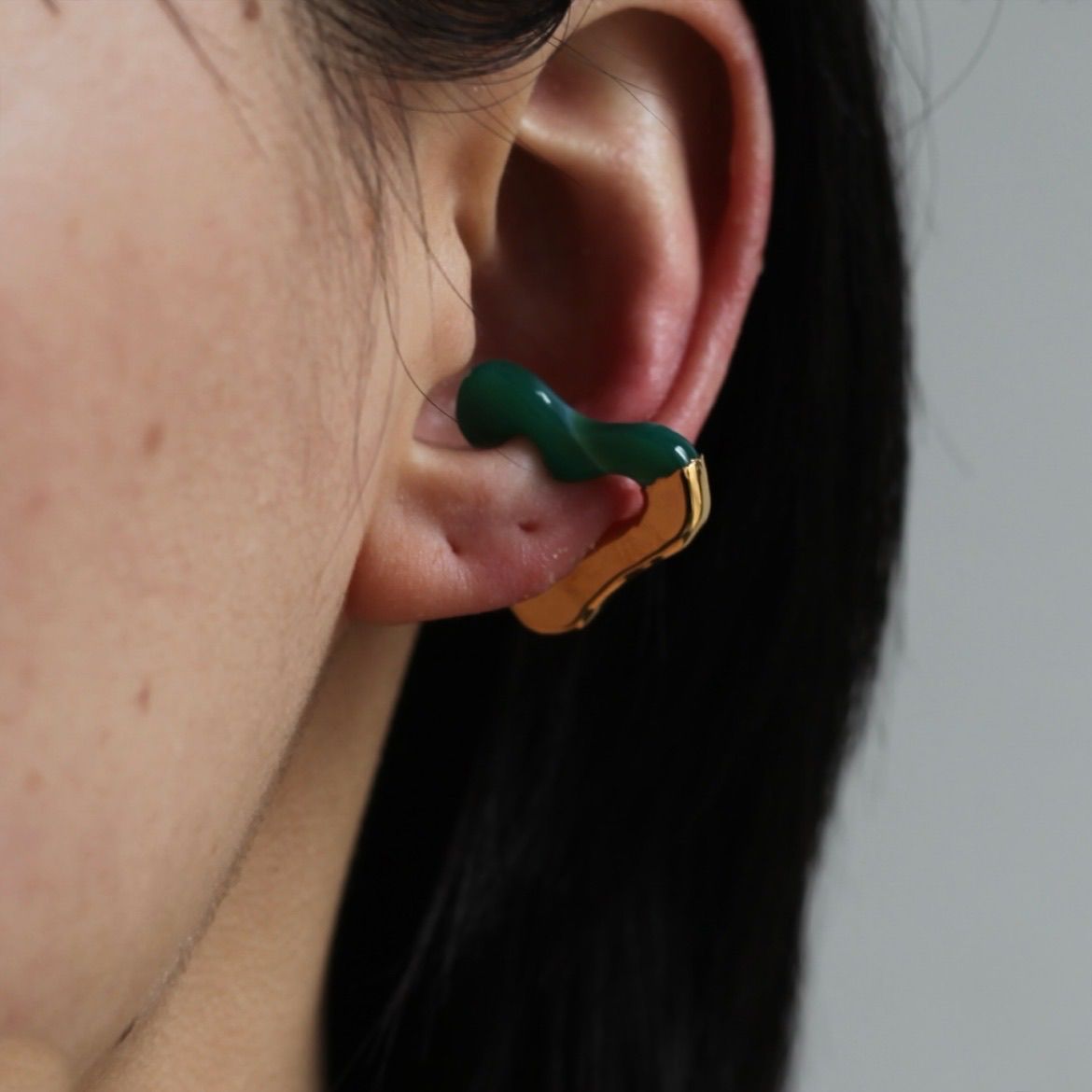 【お取り寄せ注文可能】Rough Heart Ear Cuff