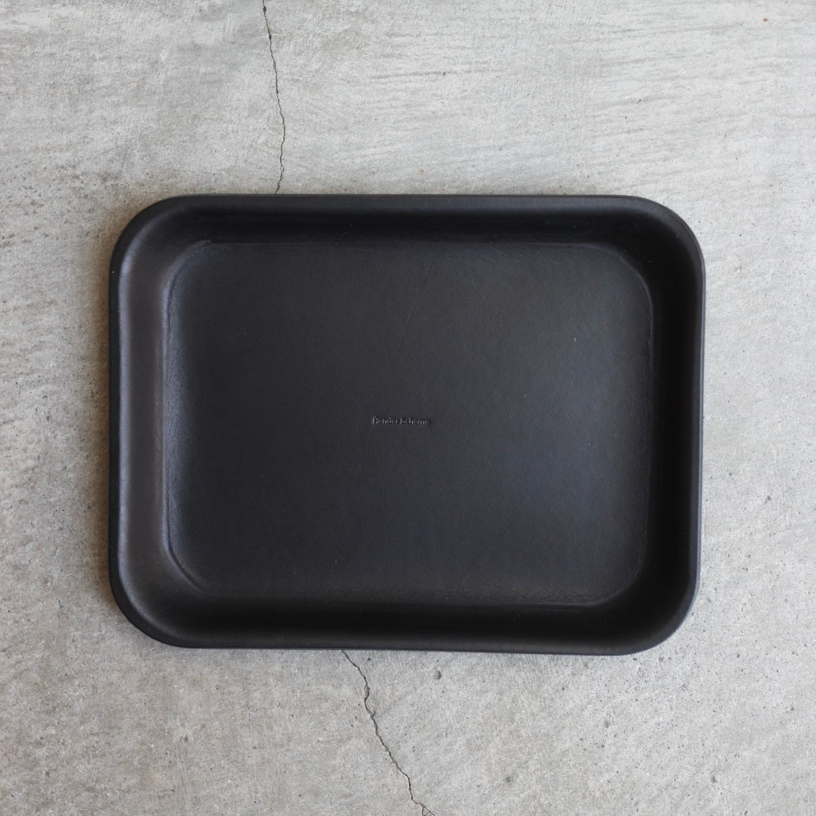 【残りわずか】Leather Tray_M(BLACK)