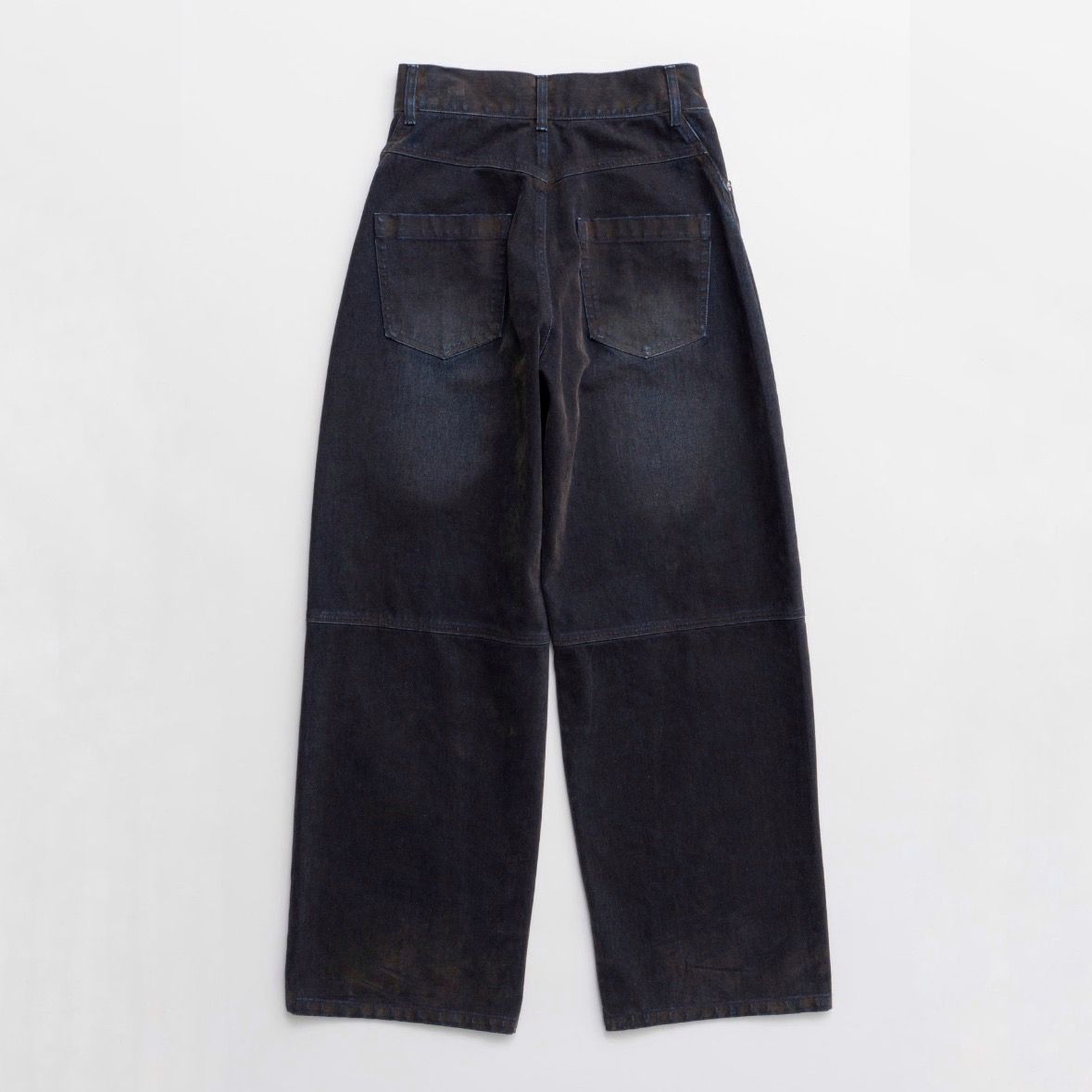 【残り一点】Curve Line Flocky Denim