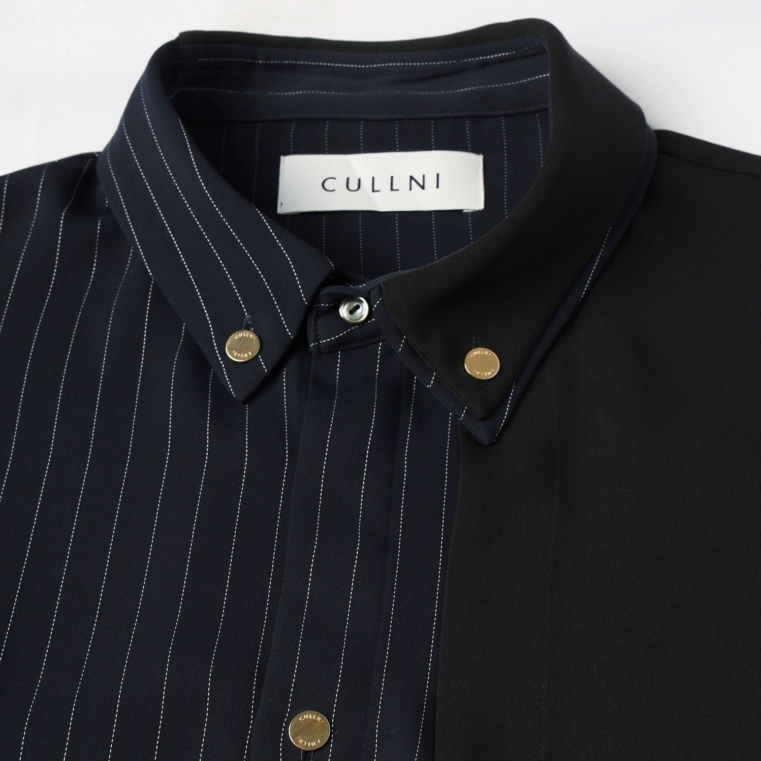 【残り一点】Double Cloth Layered Bi-Color Short Sleeve Shirt