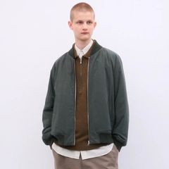 【残り一点】Fibril Nylon Satin Flight Jacket