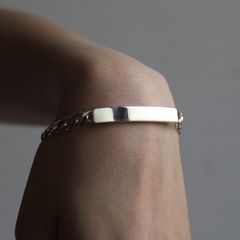 【お取り寄せ注文可能】ID Bracelet_L(SILVER)