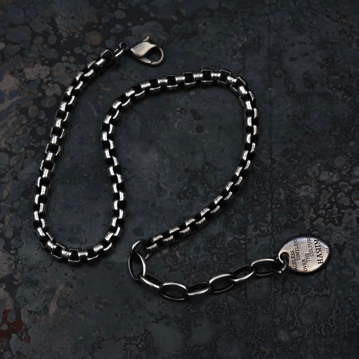 【お取り寄せ注文可能】Square Block Chain Anklet