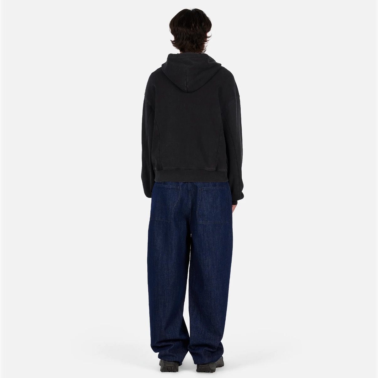 【残り一点】Distressed Terry Zip Hoodie