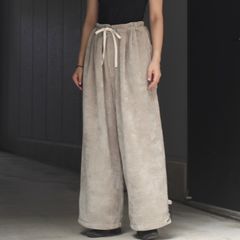 【残り一点】シェニールイージーワイドパンツ