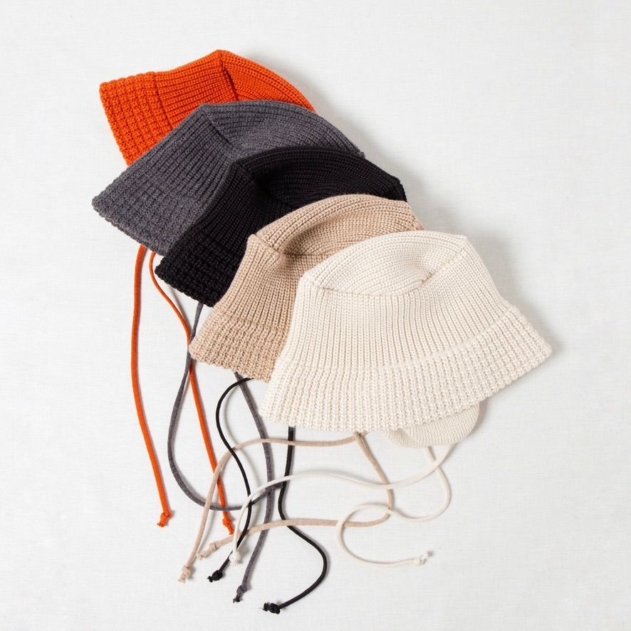 【残り一点】Ear Knit Bucket Hat
