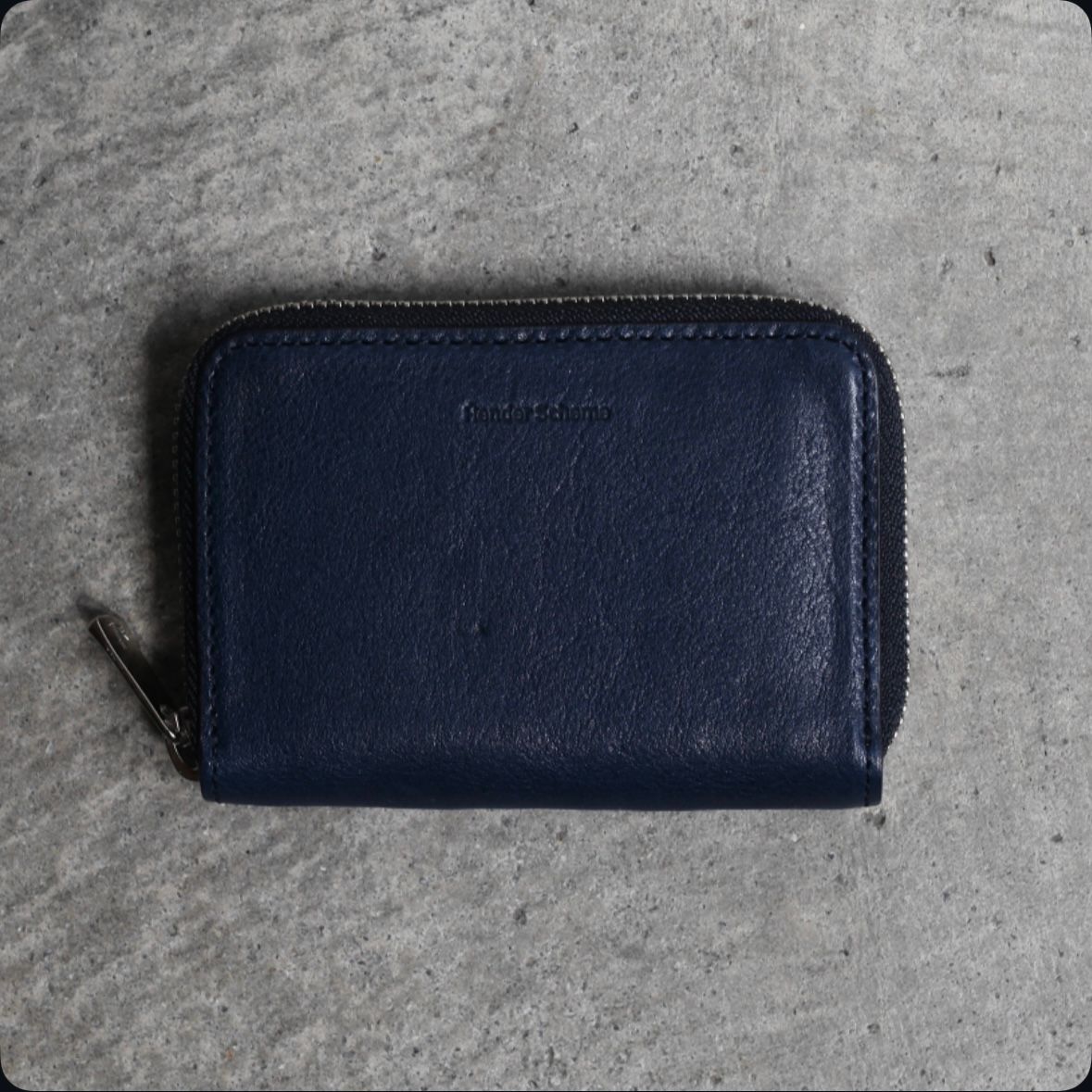 【残り一点】Zip Key Purse(NAVY)