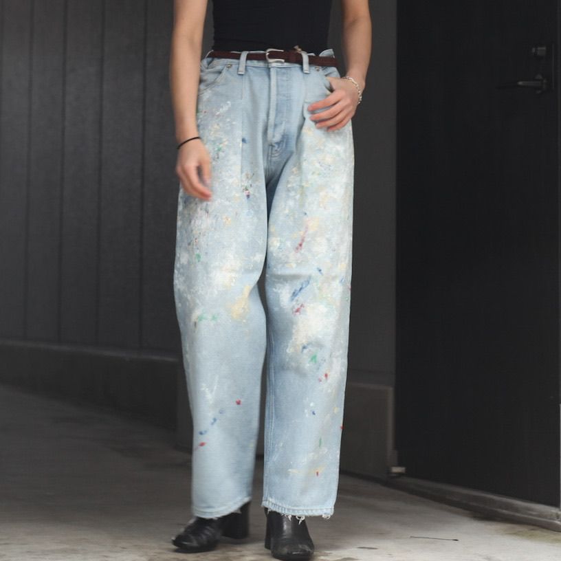 HERILL/ヘリル HL Denim Splash Tuck 4PKウエスト84cm