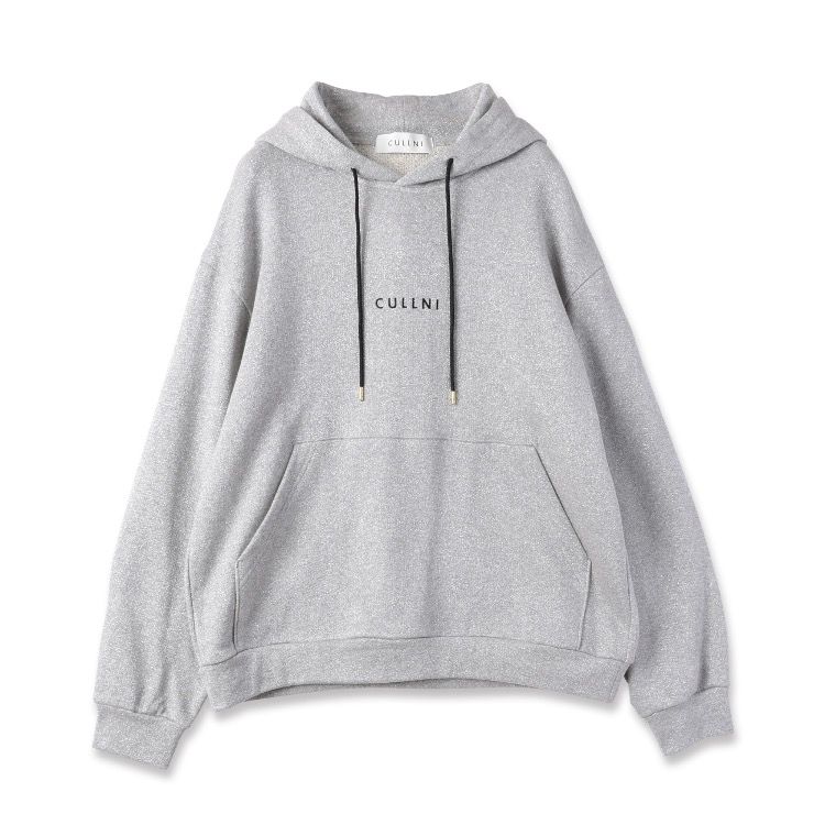 【残り一点】Cullni Logo Embroidery Glitter Yarn Hoodie