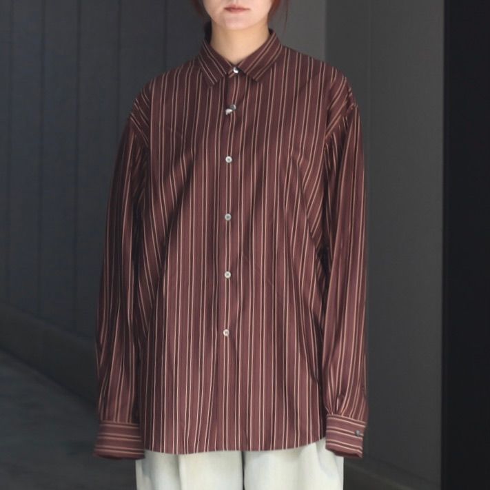 【残り一点】46G Atmosphere Stripe Shirt