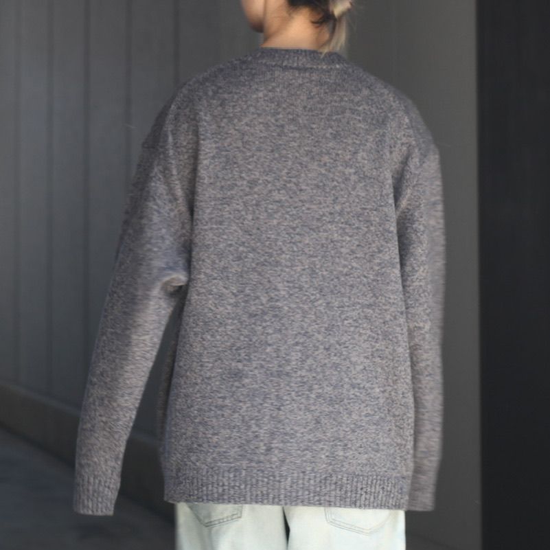 ATON - 【残り一点】Wool Mouline Oversized Cardigan | ACRMTSM