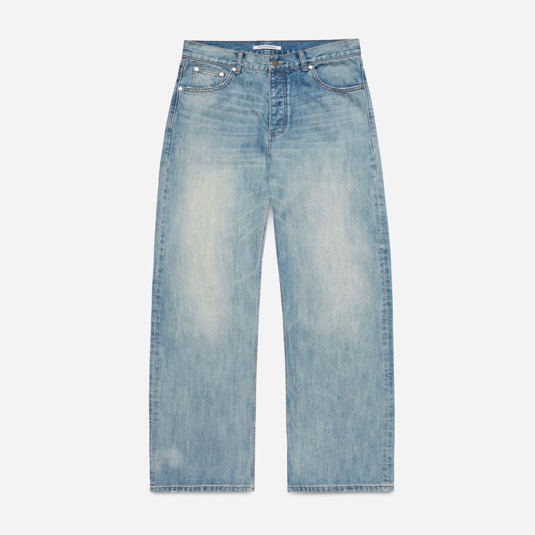 NO MAINTENANCE - 【残り一点】Light Wash Japanese Baggy Denim 