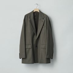 【残り一点】Extra Fine Wool Oversized Single Breast Long Jacket