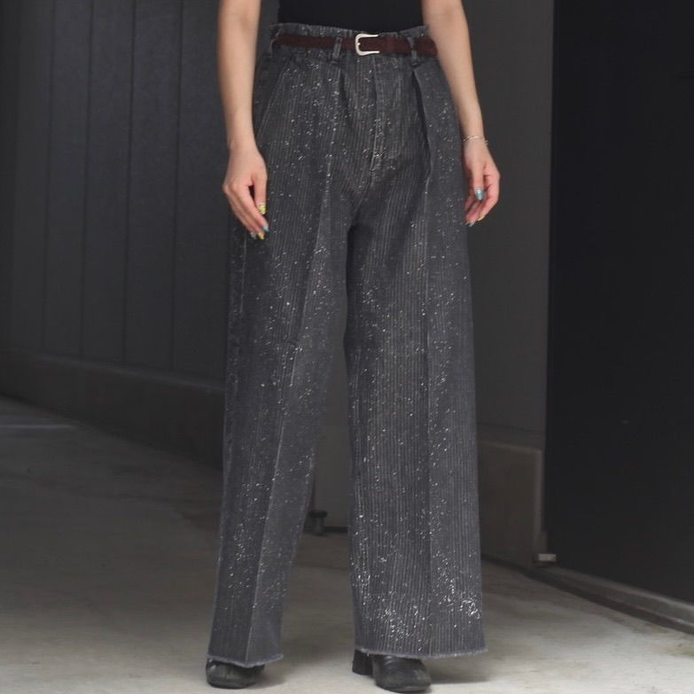 美品 23AW SABY サバイ ツイード オールインワン 706O△