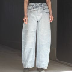 【残り一点】Double Waist Denim Trousers