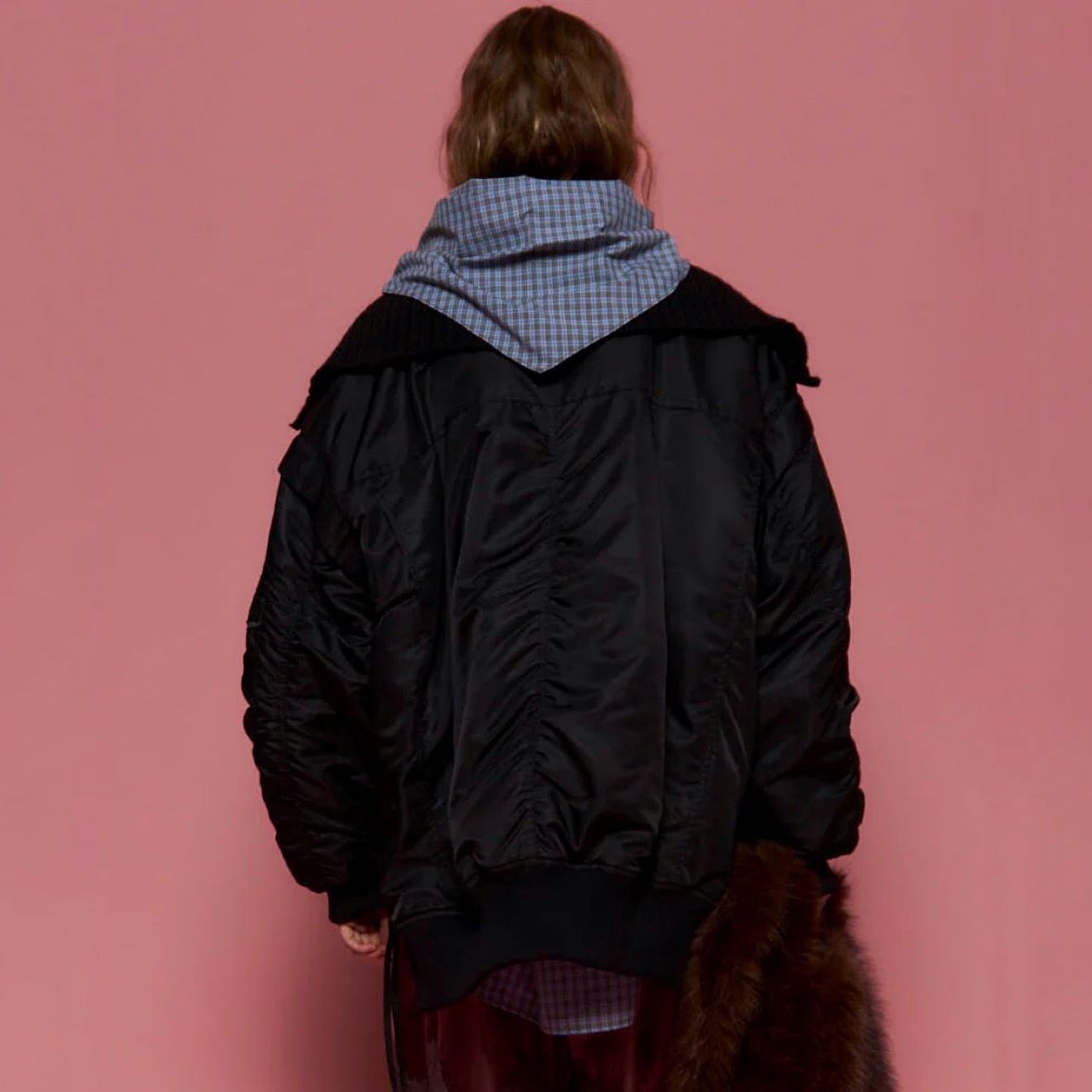 【残り一点】Multiway Knit Collar MA-1