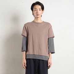 【残り一点】Double Layered 3/4 Sleeve T-Shirt