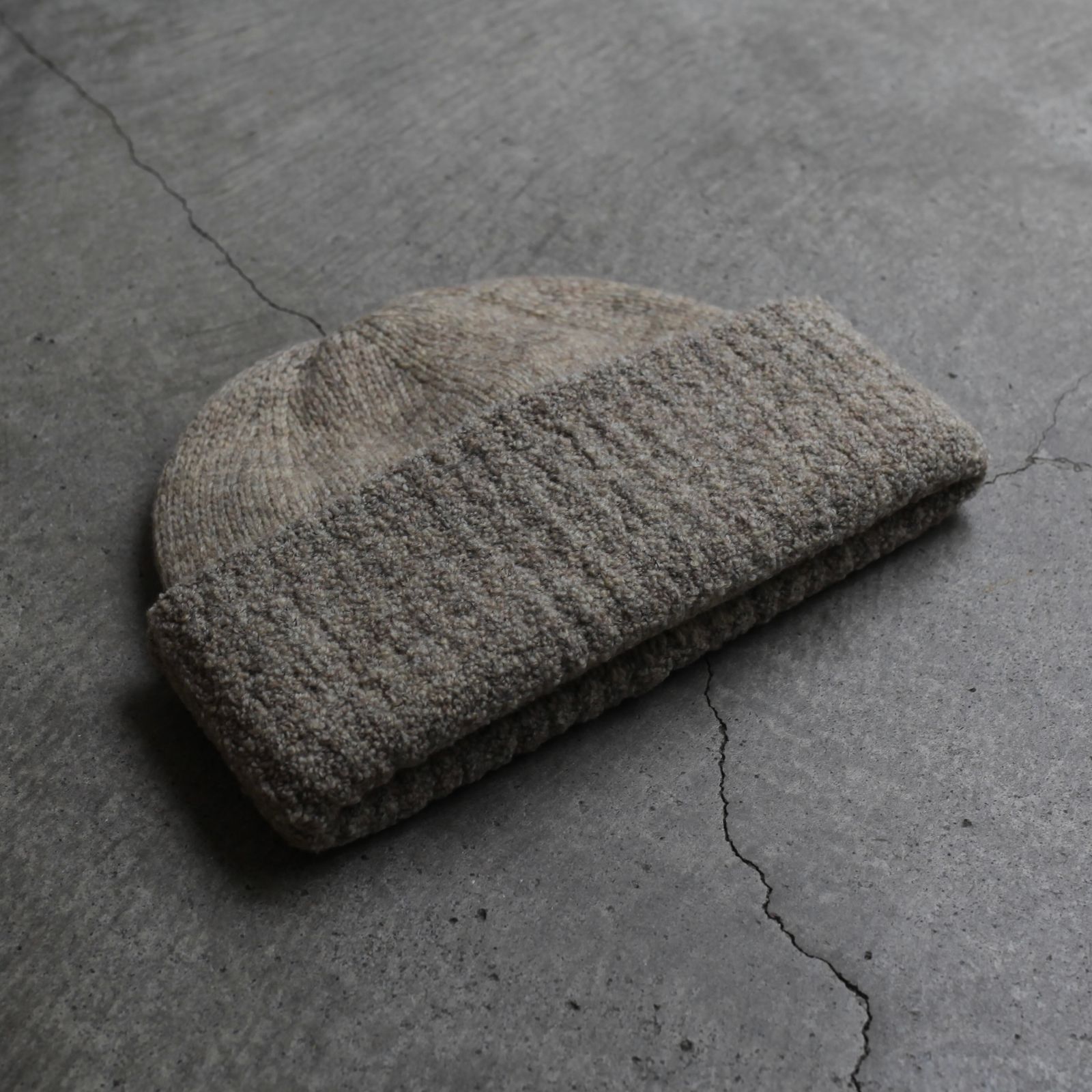 【残りわずか】Wool Knit Cap(BEIGE)
