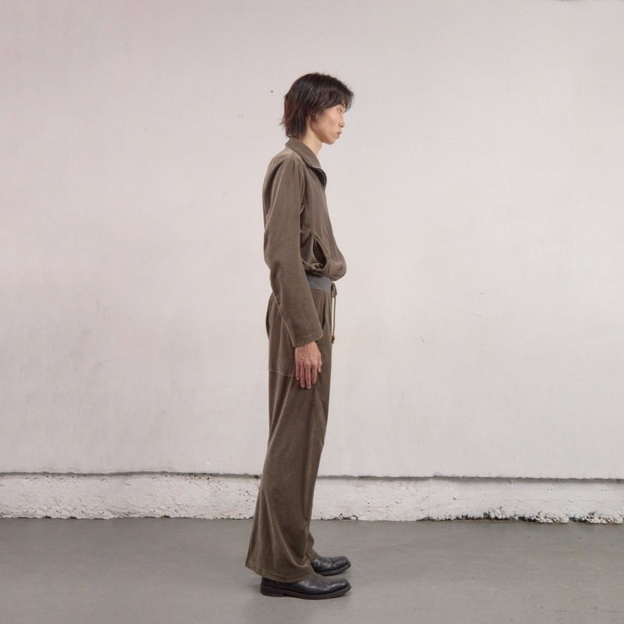 【残り一点】Velour Zip Up Track Top