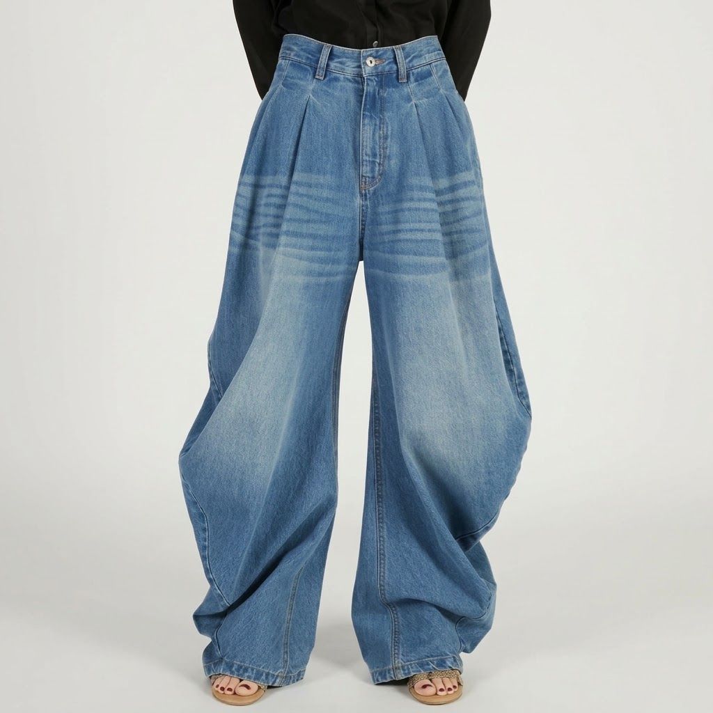 【残り一点】Drape Denim Pants