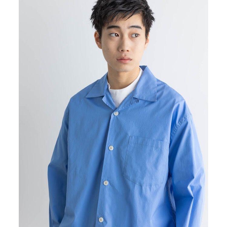 【残り一点】Thomas Mason Open Collar Shirt