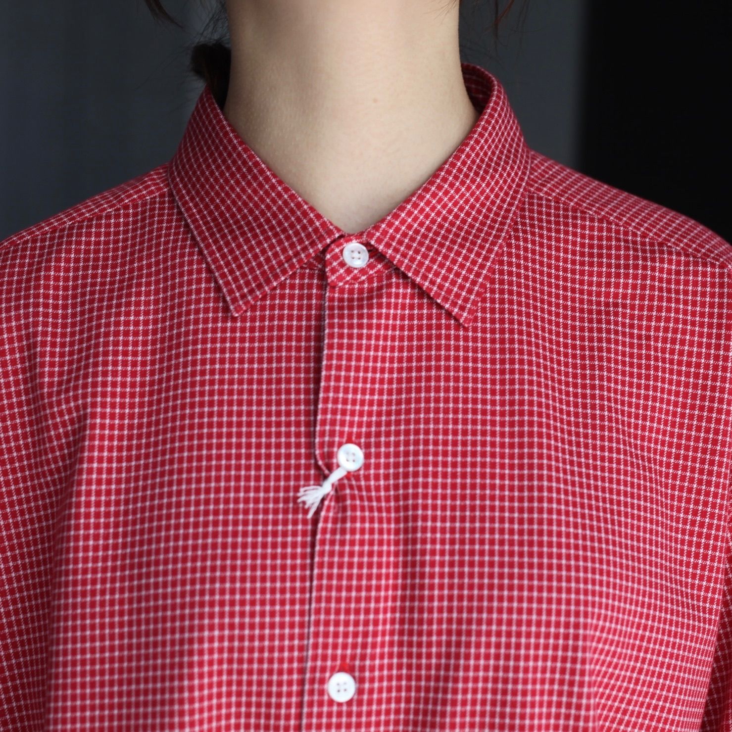 【残り一点】36G Atmosphere Check Shirt