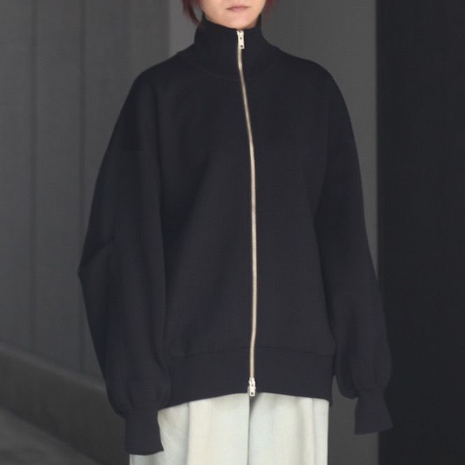 【残り一点】Oversized Double Knit Zip Jacket