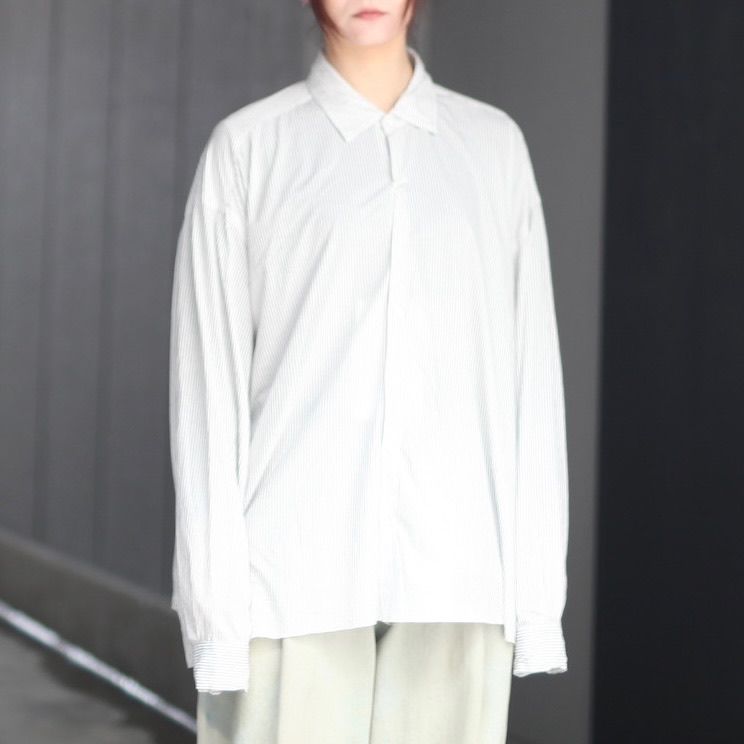 【残りわずか】46G Stripe Artisan Shirt