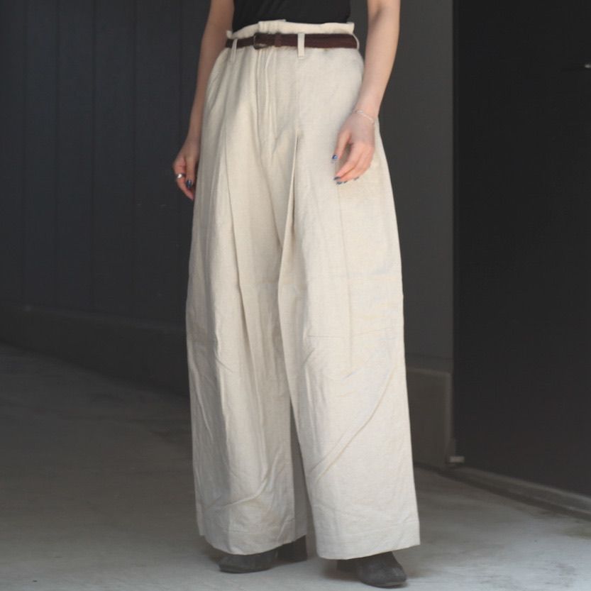 新規購入 SHINYAKOZUKA - 【残り一点】Baggy(COTTON LINEN) | ACRMTSM パンツ