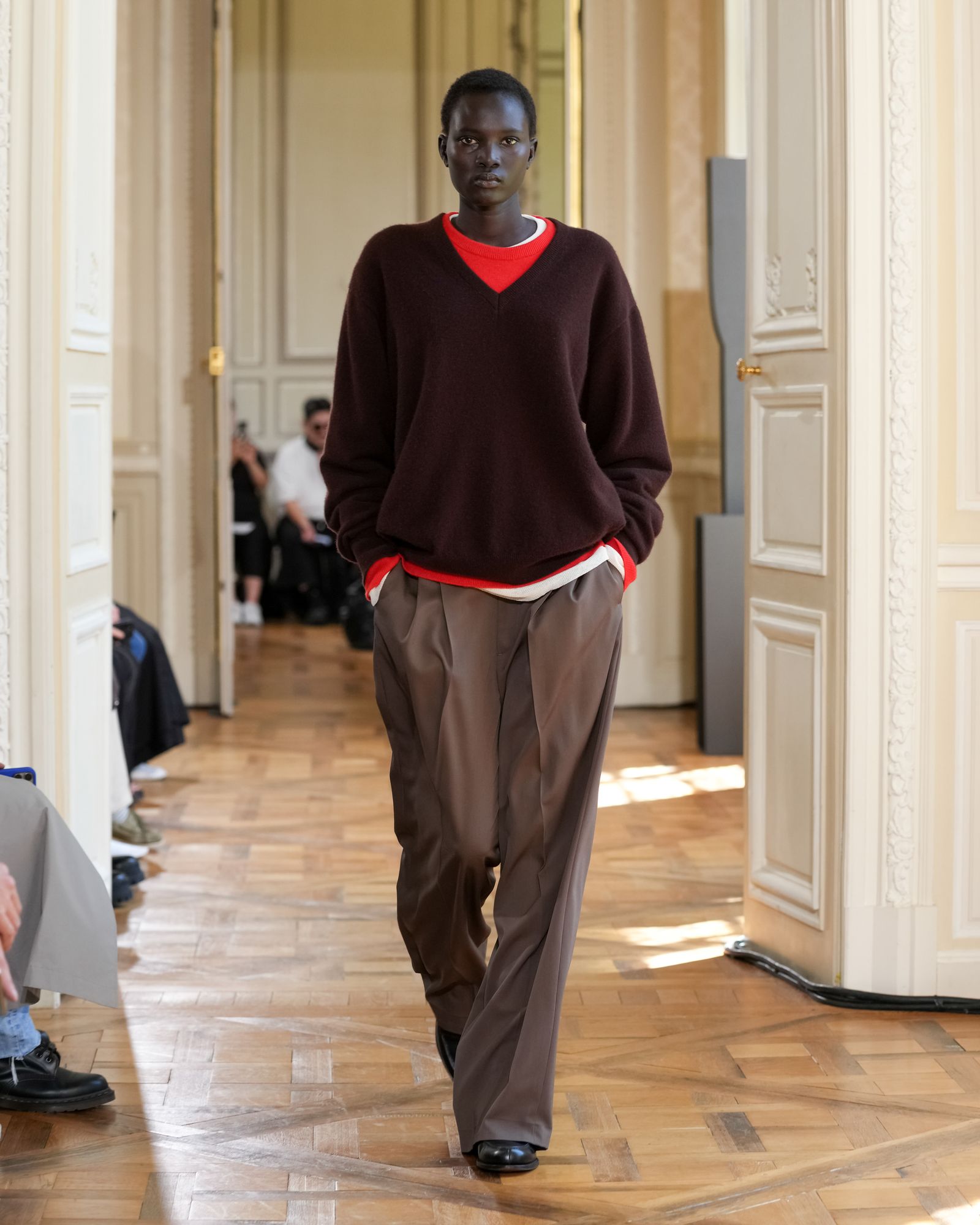 ssstein - 【残り一点】Pure Cashmere Knit V Neck LS | ACRMTSM