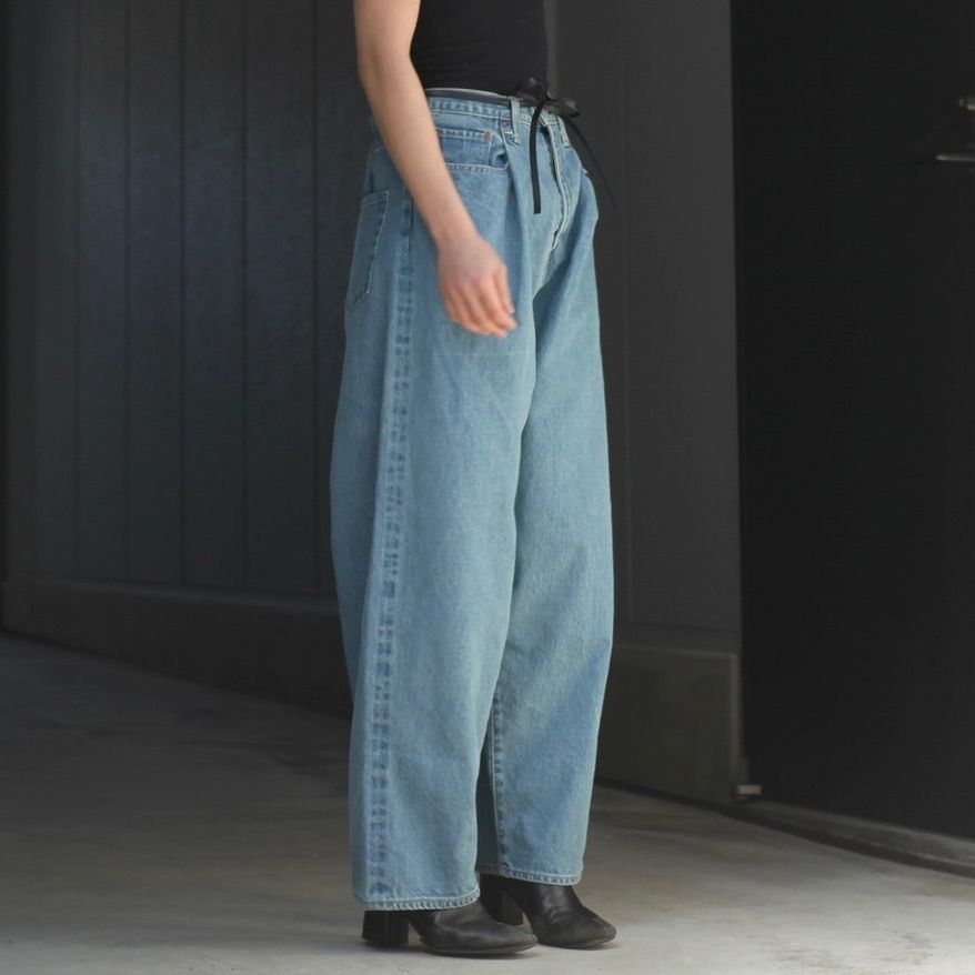 stein - 【残りわずか】Vintage Reproduction Wide Tuck Denim Jeans ...