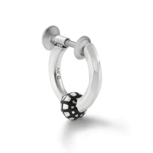 【お取り寄せ注文可能】Grid Ball Hoop Earring