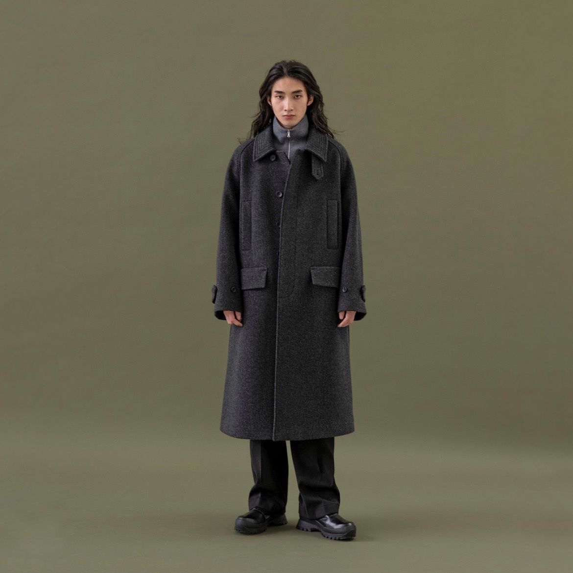 ANOTHER OFFICE - 【残り一点】Voyager Bold Balmacaan Coat