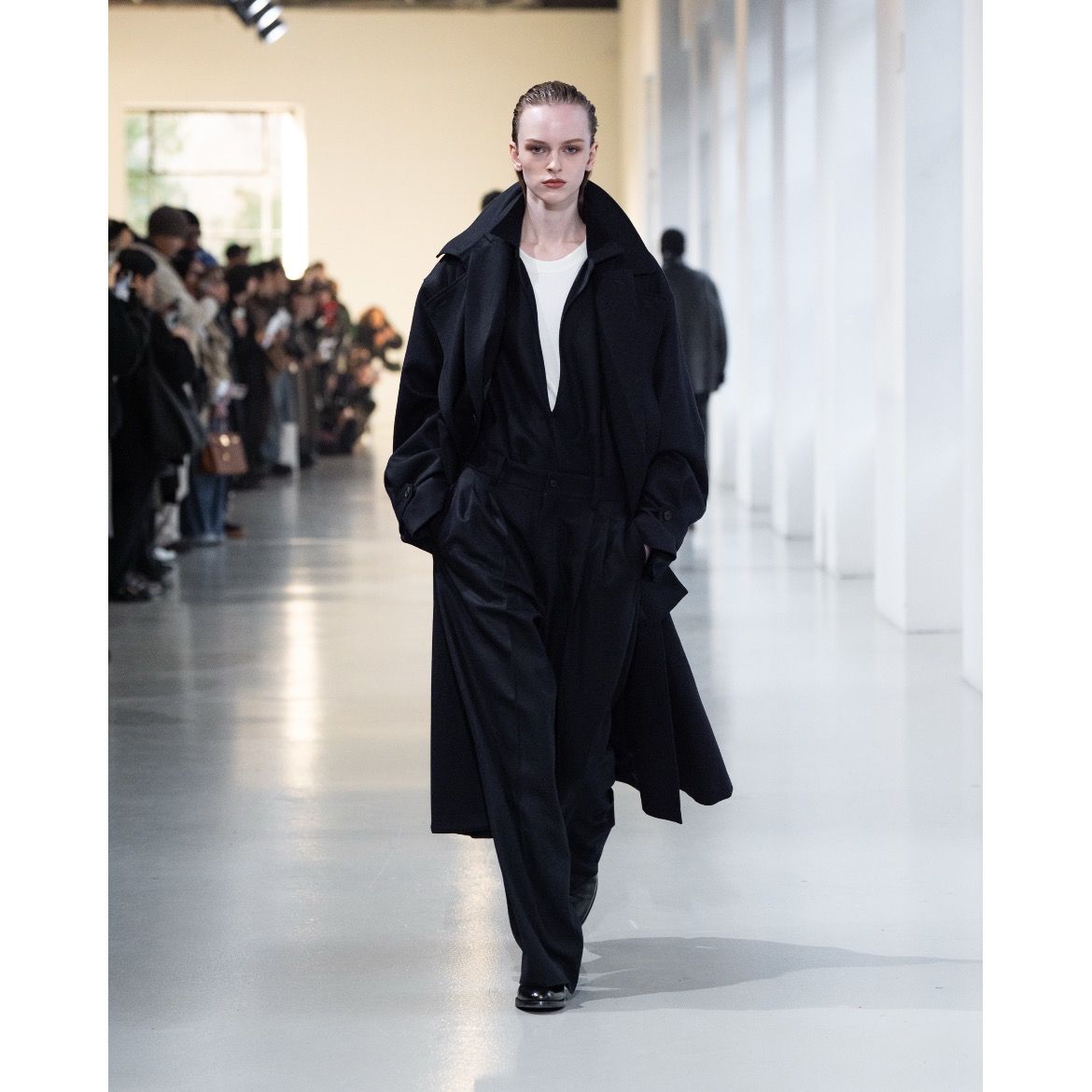 【残りわずか】Wool Flannel Oversized Double Breasted Coat