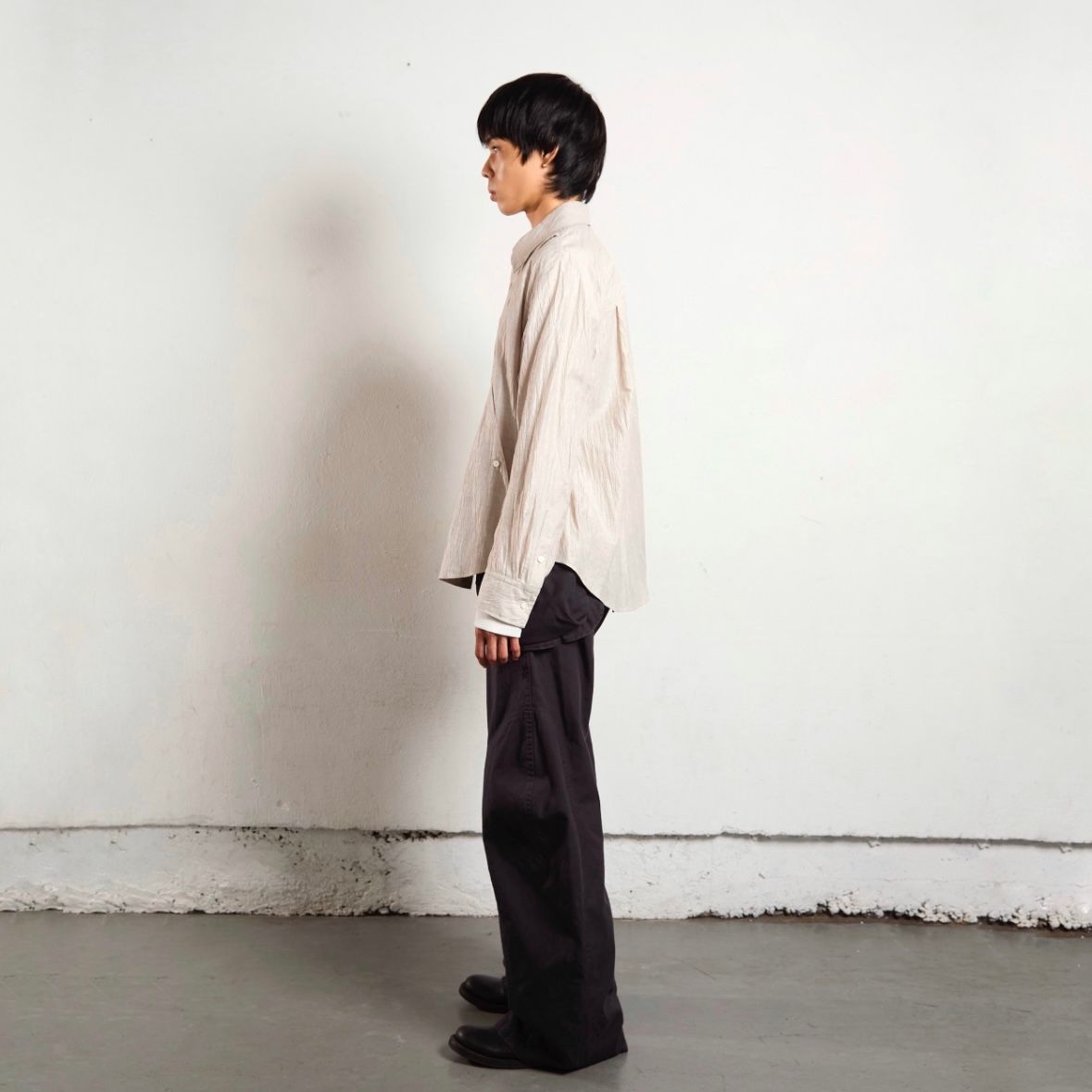 【残り一点】Plaid Panelled Utility Shirt