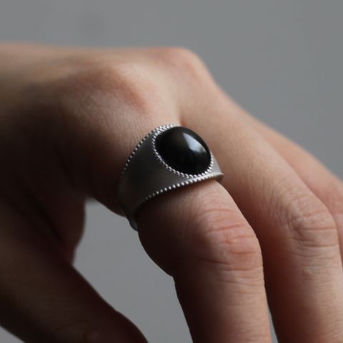 【お取り寄せ注文可能】Signet Ring(艶消し加工)