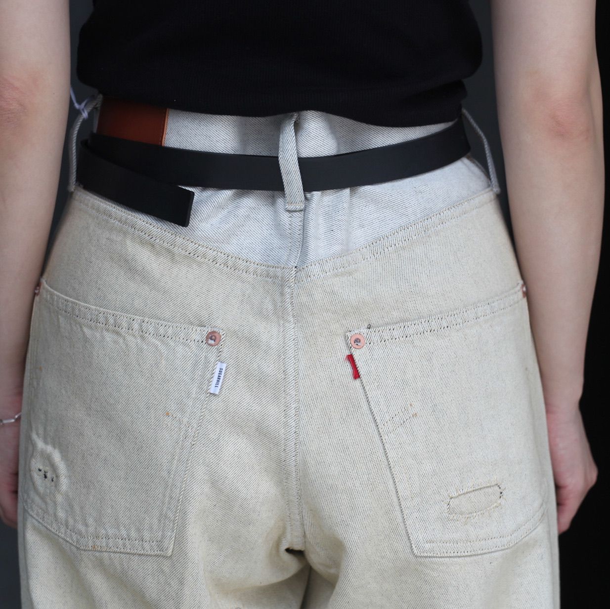【残り一点】Stratum Denim Pants Wide Cut