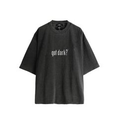 【残りわずか】Oversized Garment Dye T-Shirt(GOT DARK?)