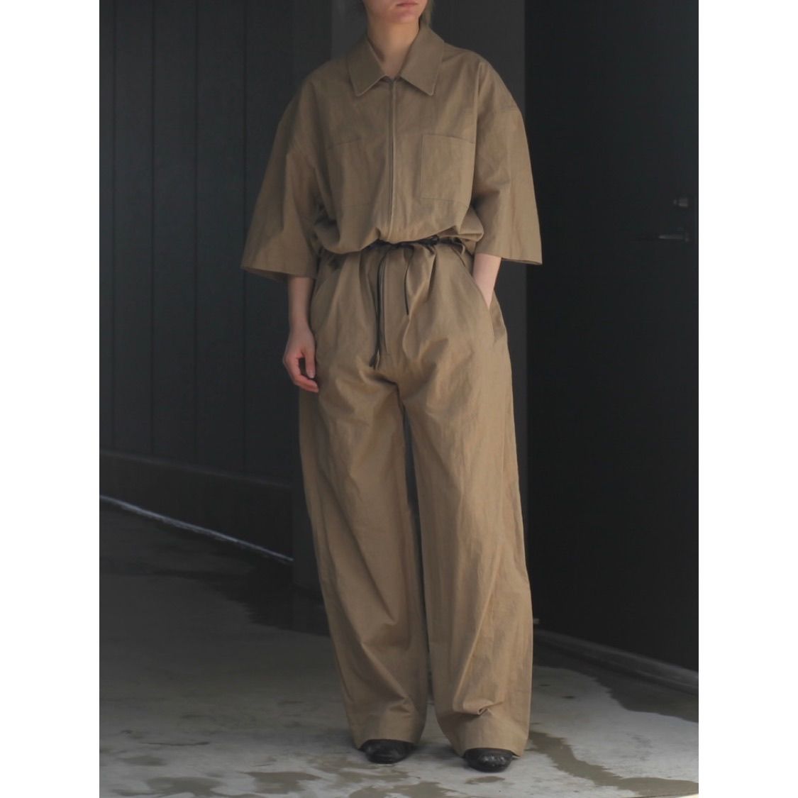 stein OVERSIZED HALF SLEEVE JUMP SUIT-