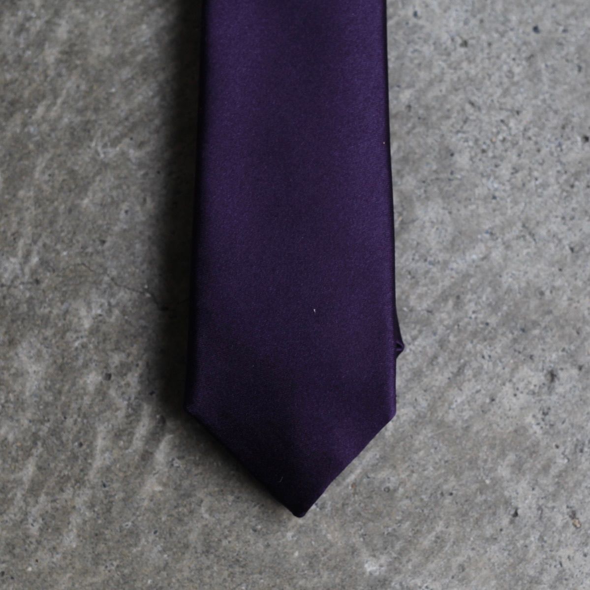 【残りわずか】55mm Narrow Tie(PURPLE)