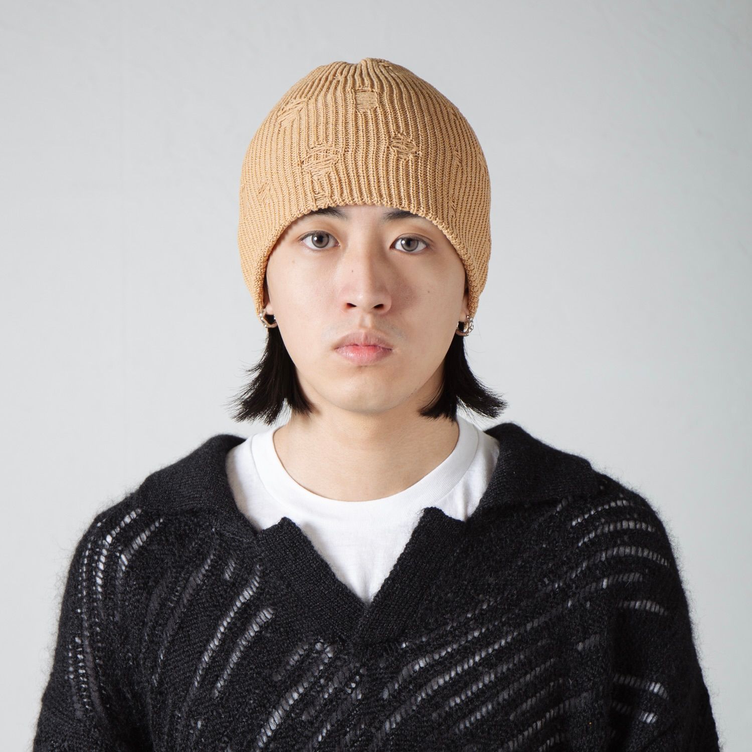 【残りわずか】Damage Summer Knit Beanie
